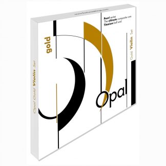 Cuerda violín For-Tune Opal Gold 4ª Sol nylon-plata 4/4 Medium 4/4
