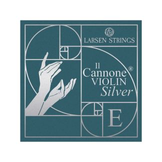Cuerda violín Larsen Il Cannone Silver 1ª Mi acero Bola-Lazo 4/4 Medium 4/4