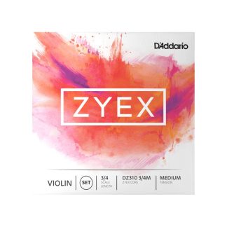 Cuerda violín D'Addario Zyex DZ312 2ª La 3/4 Medium