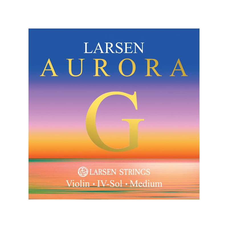 Cuerda violín Larsen Aurora 4ª Sol Medium 3/4