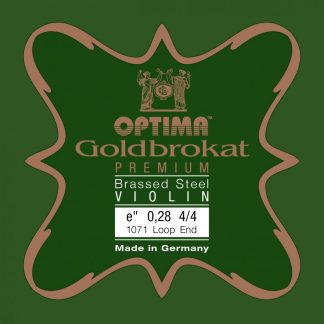 Cuerda violín Optima Goldbrokat Premium Brassed 1071 1ª Mi lazo 0.28 Strong 4/4