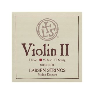 Cuerda violín Larsen 2ª La cromo/acero sobre crema Medium 4/4