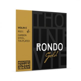 Cuerda violín Thomastik Rondo Gold RG01 1ª Mi acero-estaño 4/4