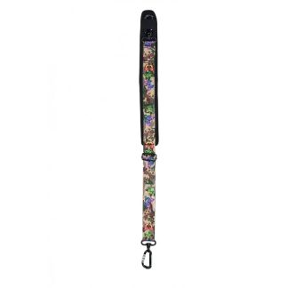 Correa neopreno y mosquetón Bam Fashion para estuches Hightech 9002 Butterflies Mariposas