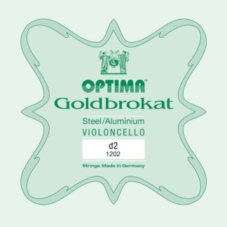 Cuerda cello Optima Goldbrokat 1202 2ª Re Medium 1/8