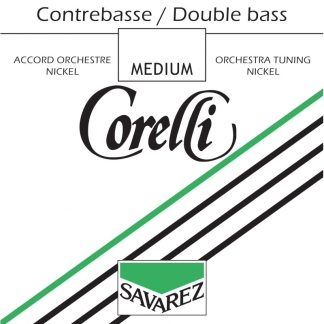 Cuerda contrabajo Corelli orquesta níquel 2ª Re Medium 1/2
