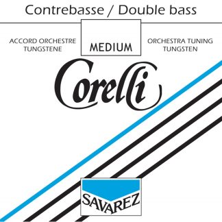 Cuerda contrabajo Corelli orquesta tungsteno 2ª Re Medium 352A 1/4
