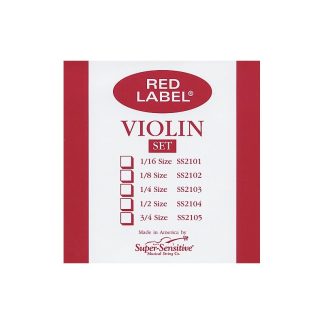 Cuerda violín Super-Sensitive Red Label 2ª La Medium 1/2 1/2