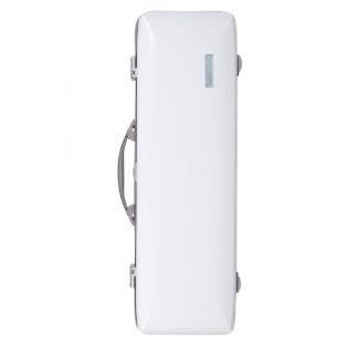Estuche de violín Bam  Hightech Ice Suprême Hightech rectangular ICE2018XLW 4/4 White/silver Blanco/Plata