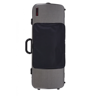 Estuche de viola Bam Hightech rectangular con bolsa 2202XL Tweed