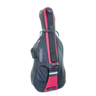 Funda cello Rapsody ACRB 4/4 4/4 Black/burgundy Negro/Burdeos