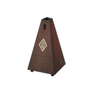 Metrónomo Wittner Maelzel con campana y madera de nogal mate Matte genuine walnut Nogal genuino mate