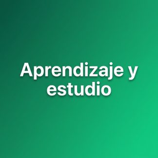 aprendizaje y estudio