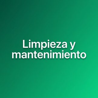 limpieza y mantenimiento