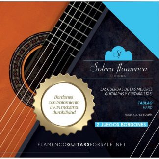 Set de  Cuerdas guitarra Solera Flamenca Tablao tensión alta 2 Juegos de bordones