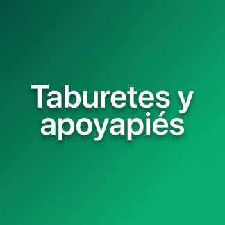 taburetes y apoyapiés